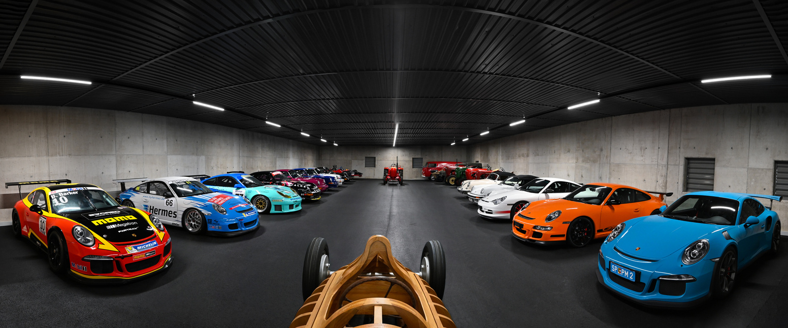 Porsche garázs
