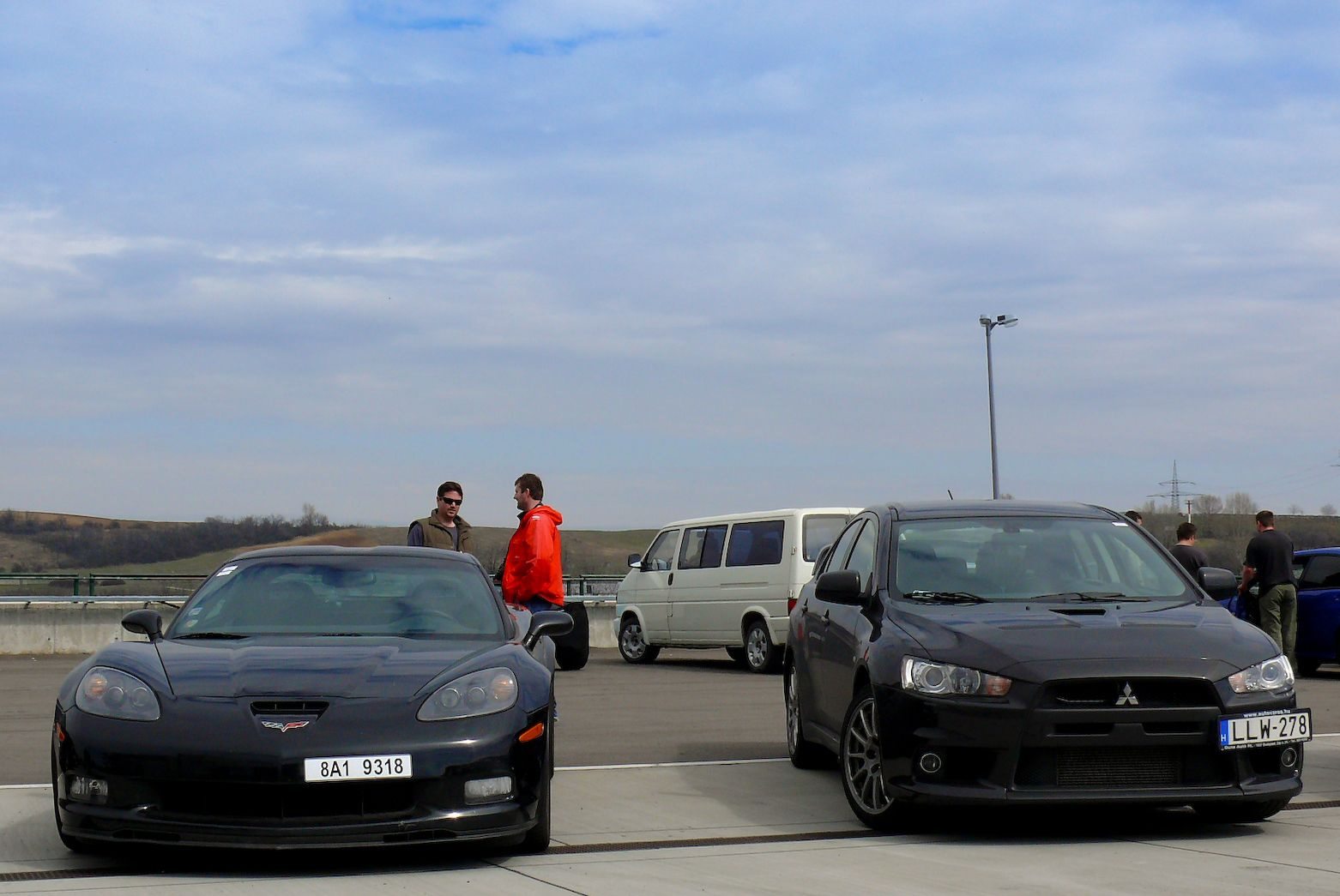 Corvette Z06 - Mitsubishi Lancer EVO X combo