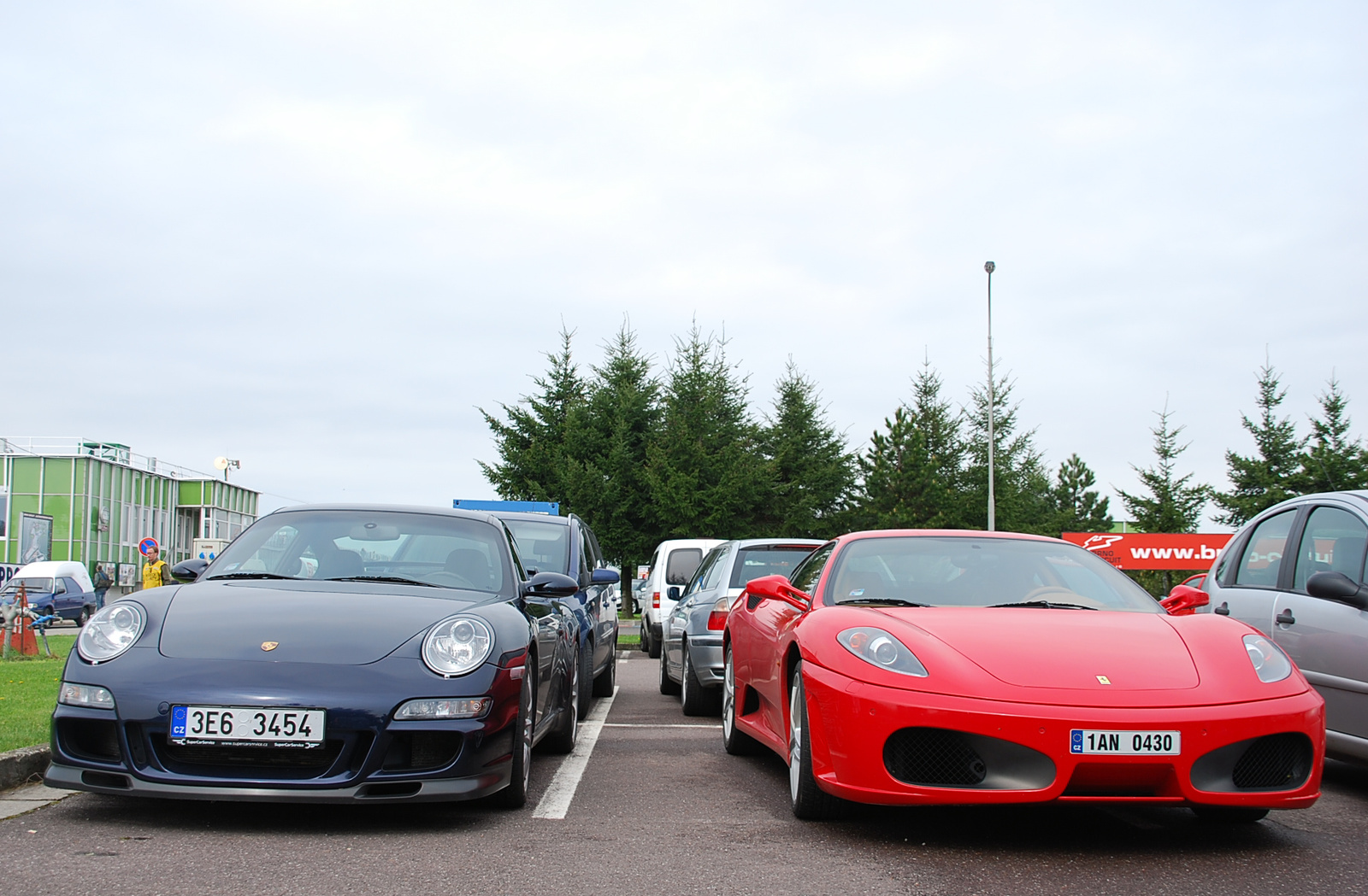 Porsche 911 Carrera S - Ferrari F430 combo