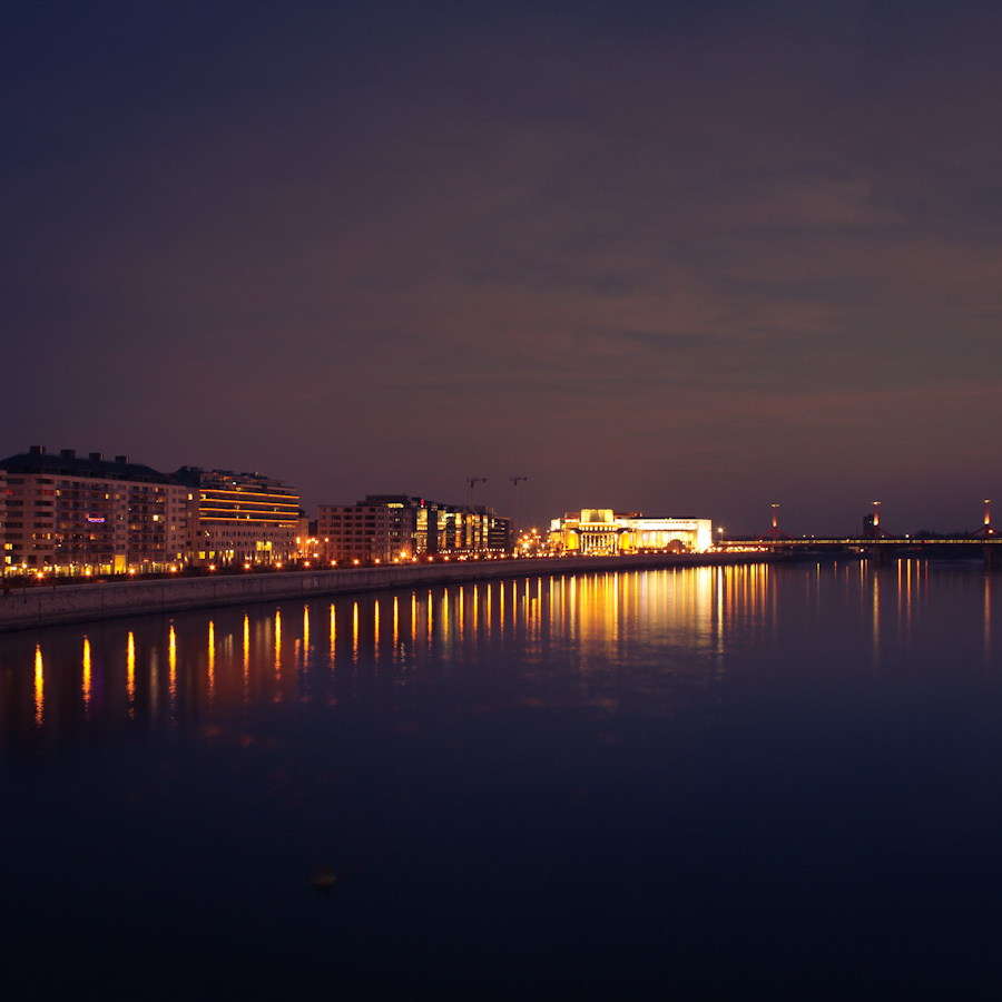 Candles in the water