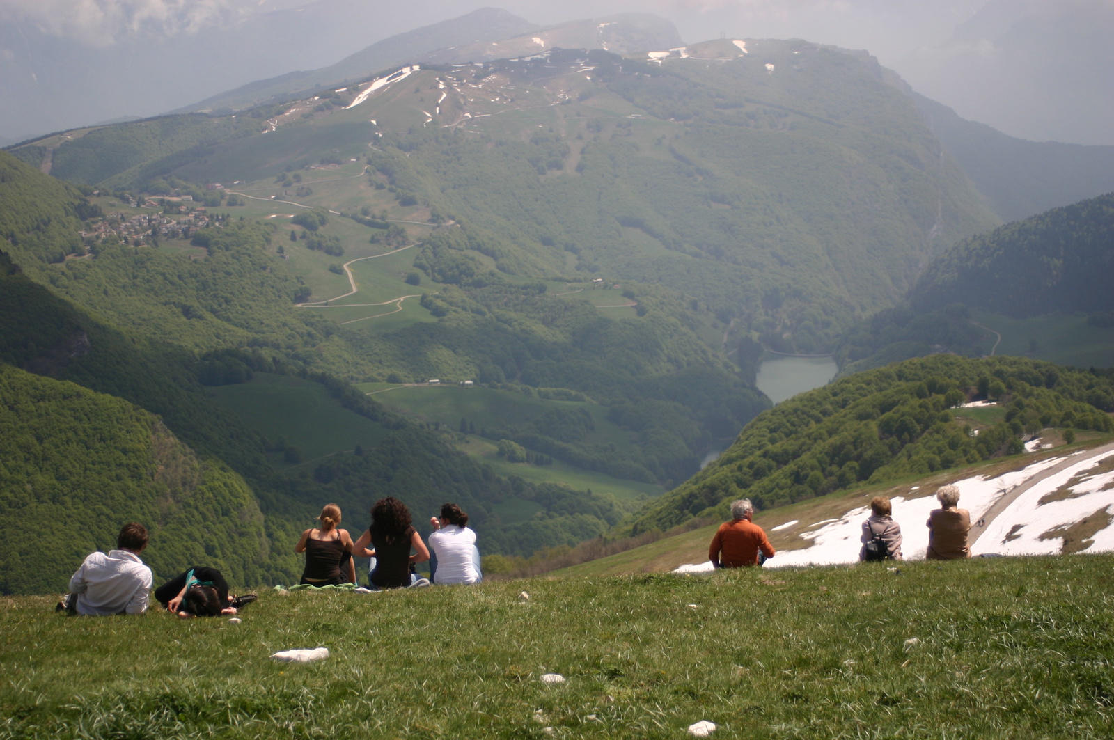 Malcesine Monte Baldo 14 turisták