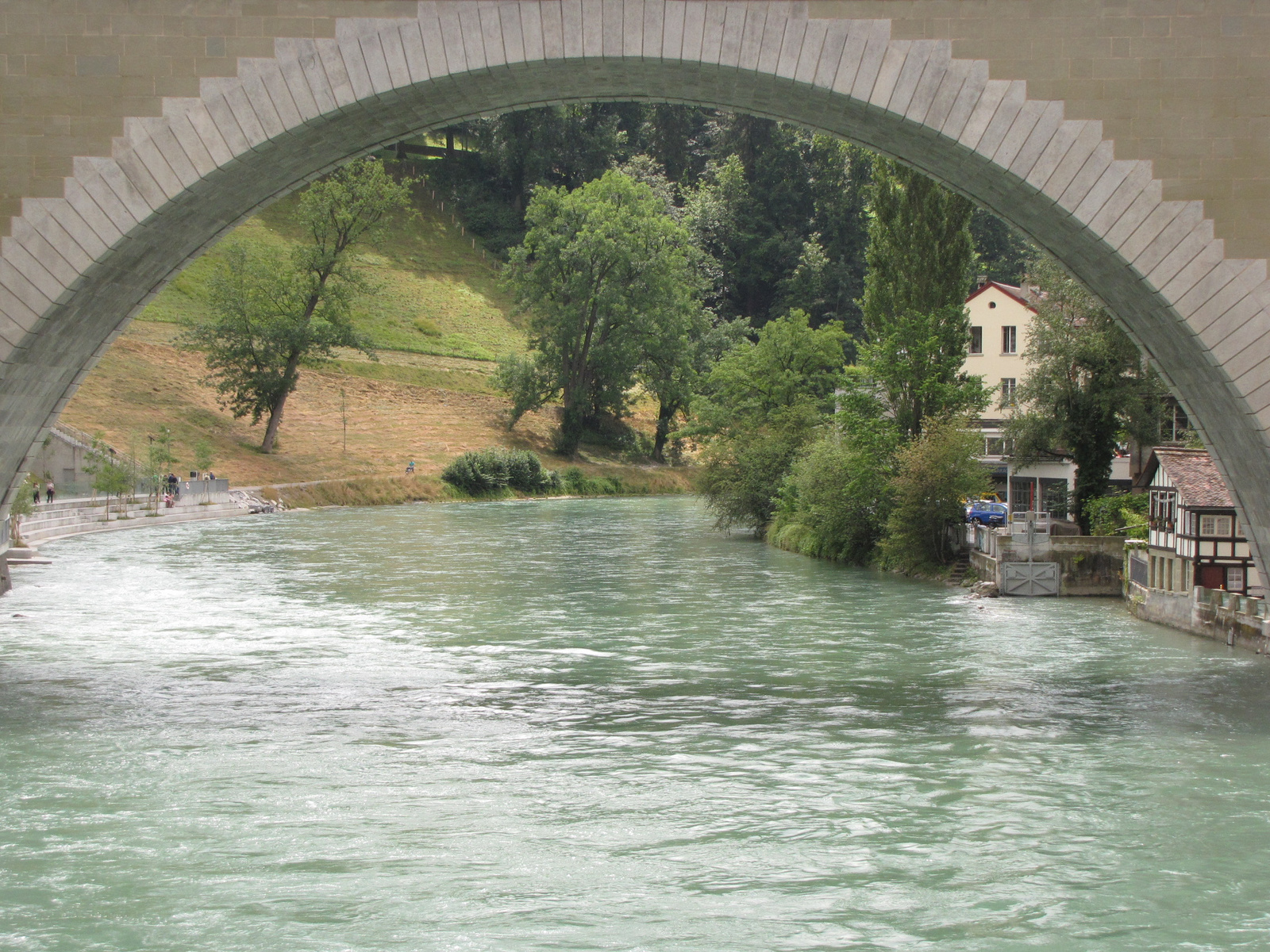 Svájc, Bern, az Aare folyó, SzG3