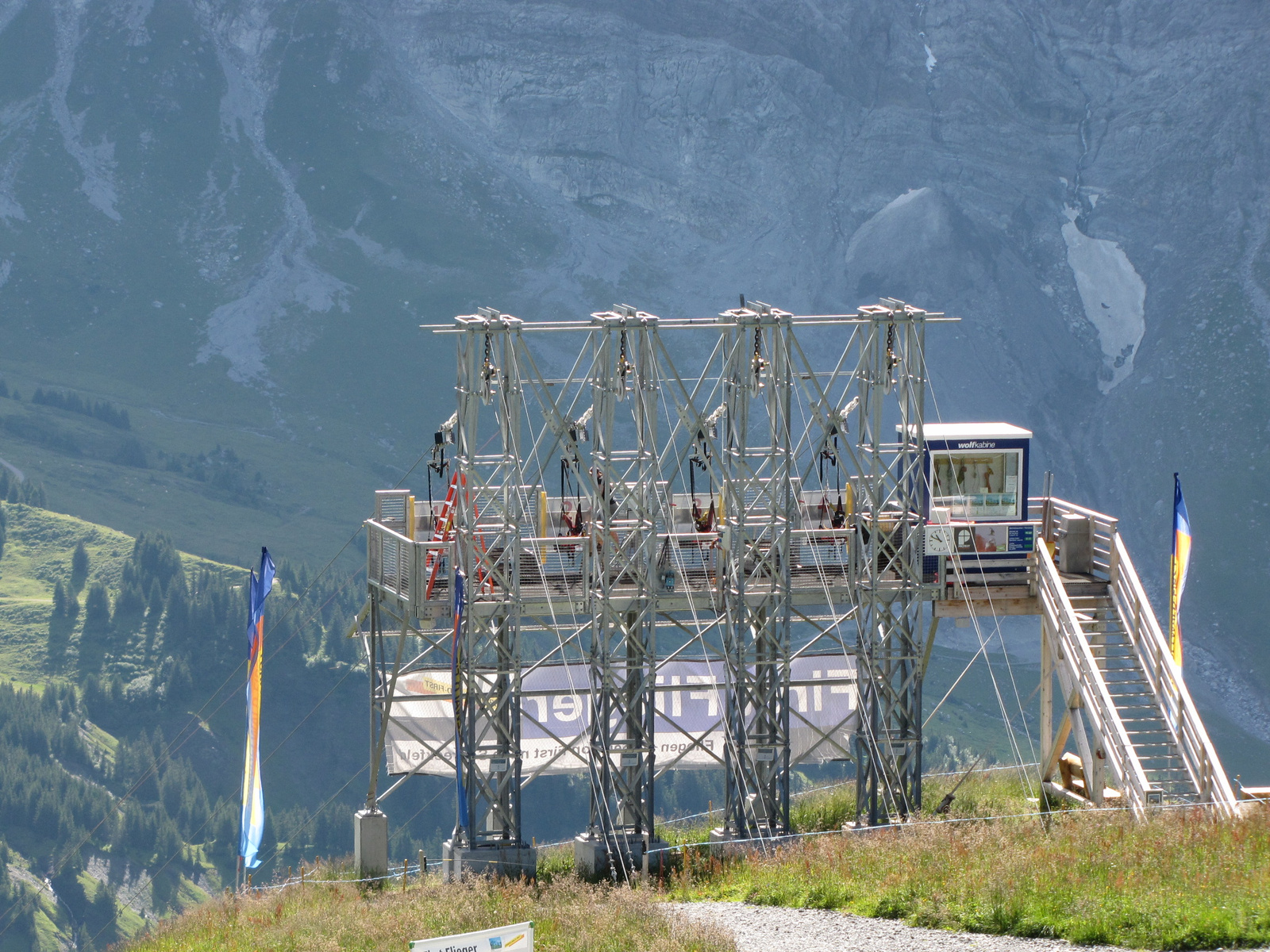 Svájc, Jungfrau Region, a First Flieger, SzG3