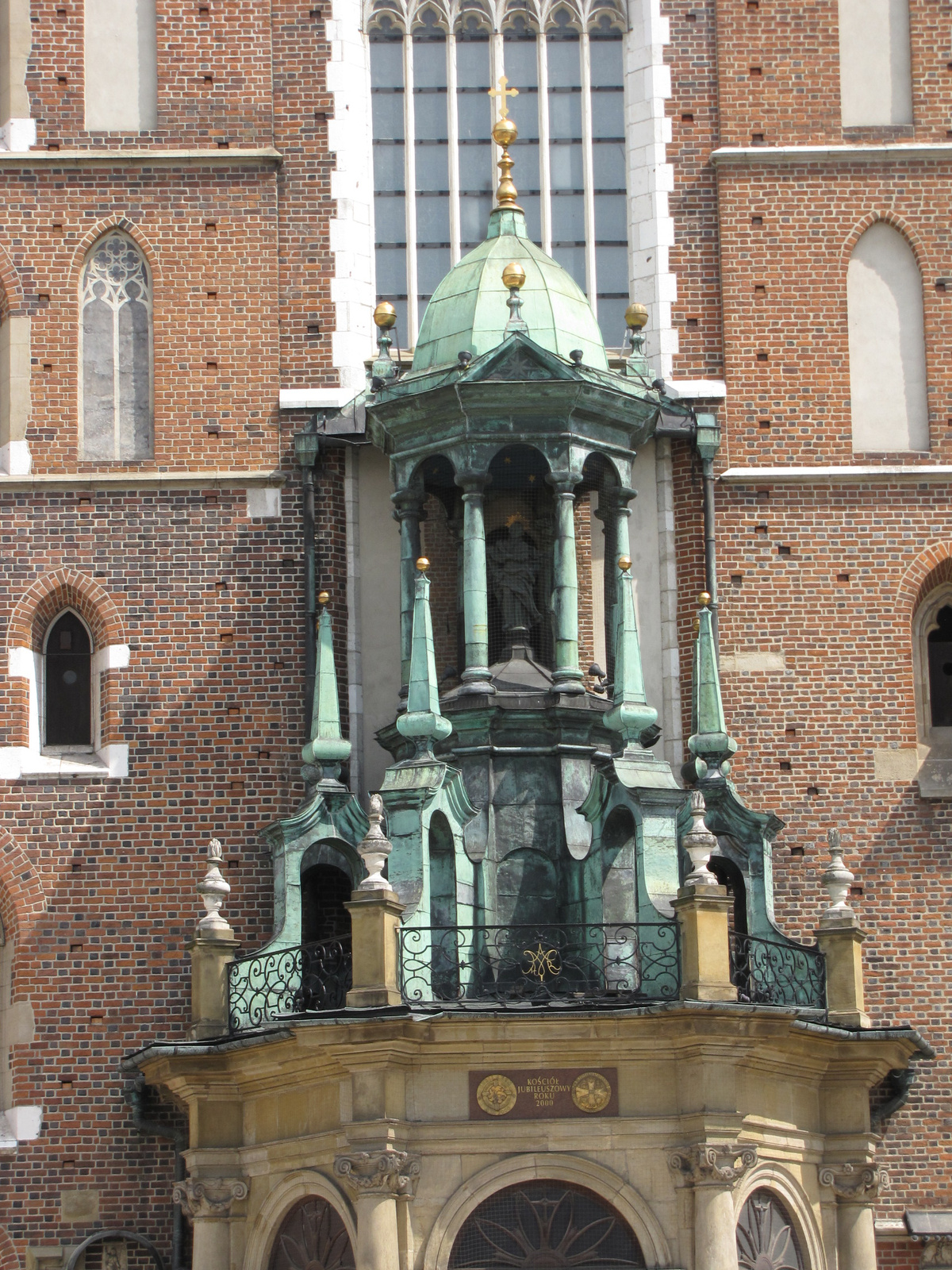 Krakkó, a Rynek Główny (Főtér), a Mária templom, SzG3