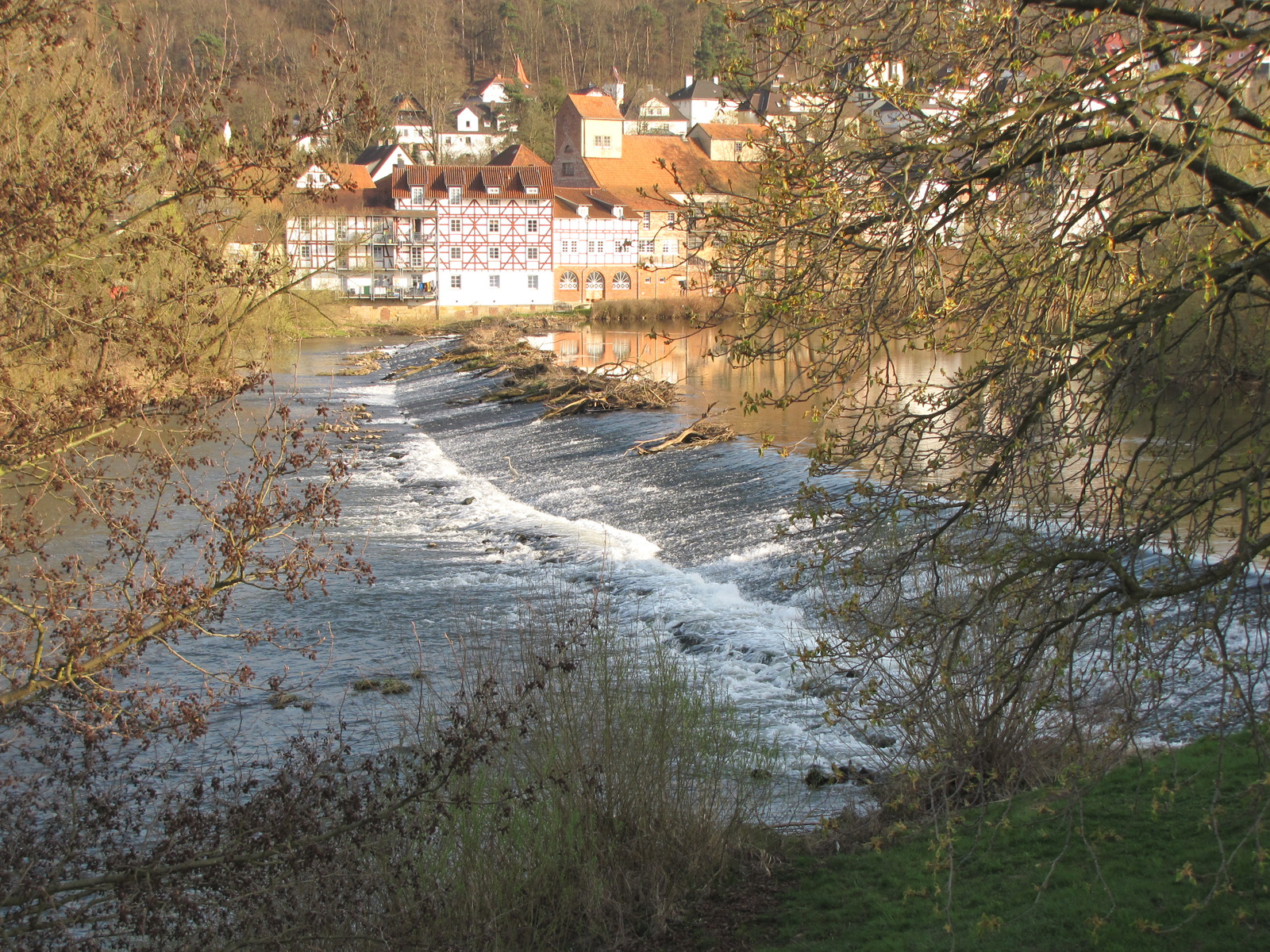 Németország, Melsungen, a Fulda folyó, SzG3