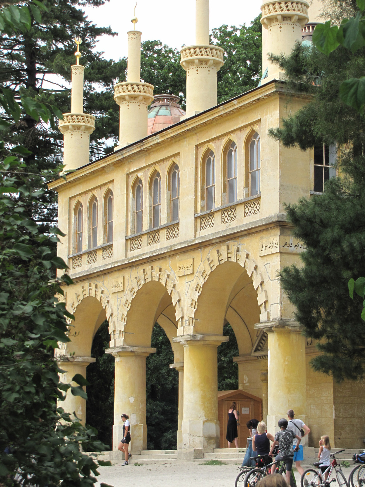 Lednice, a kastély parkja, a Minaret