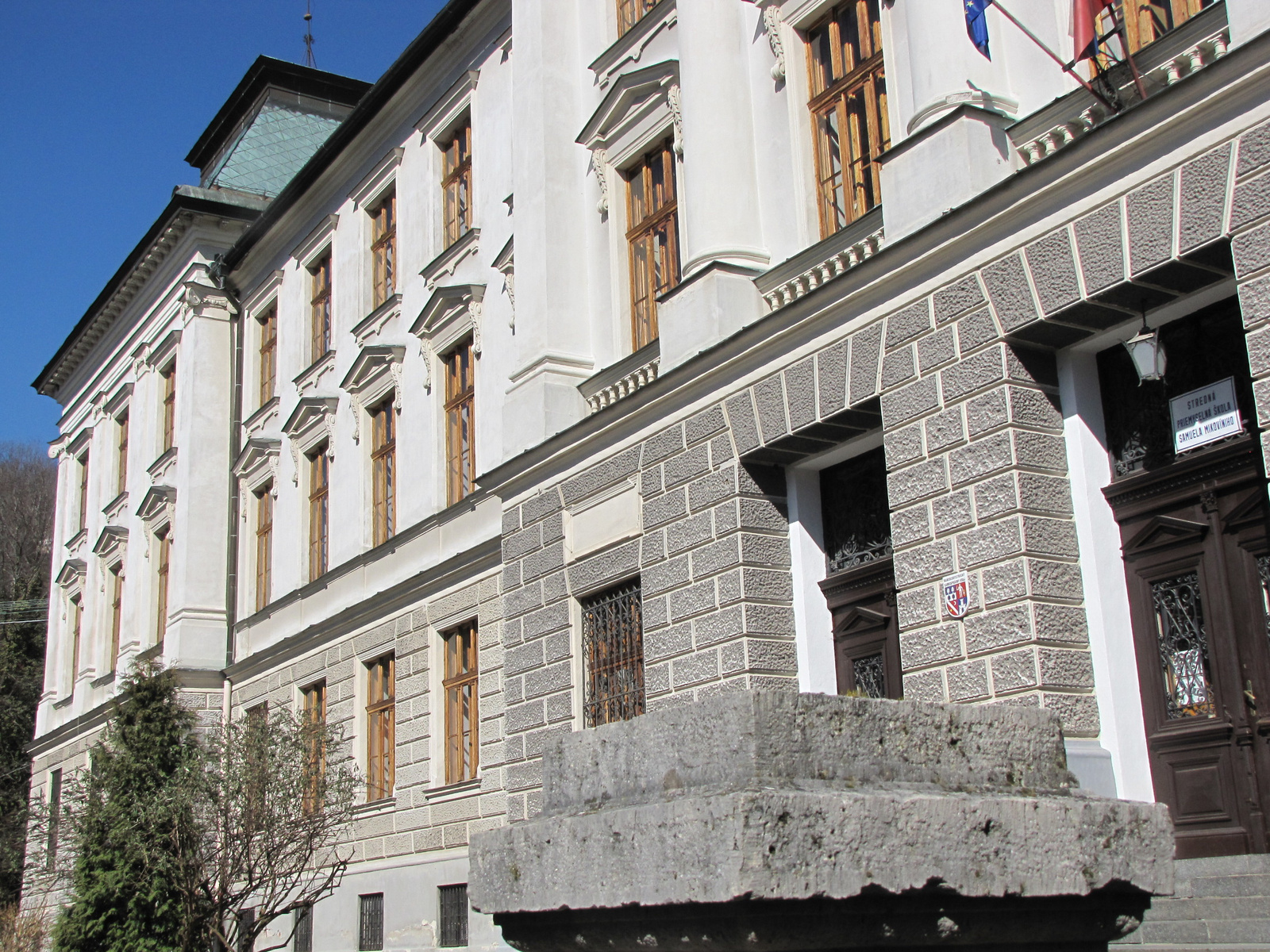 Selmecbánya (Banská Štiavnica), a volt Akadémia épüle