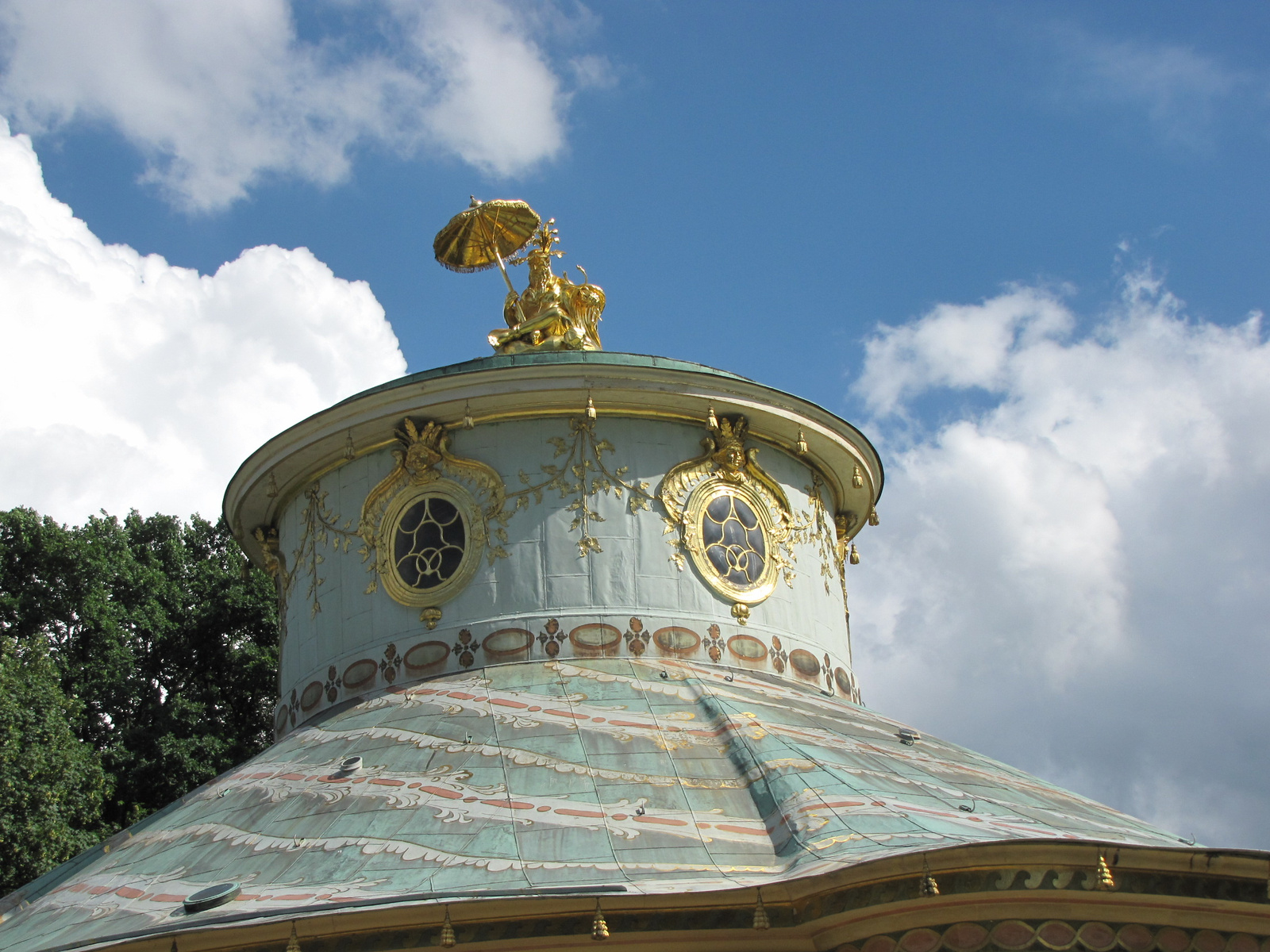 Potsdam, Sanssouci, a Kínai teaház pavilon, SzG3