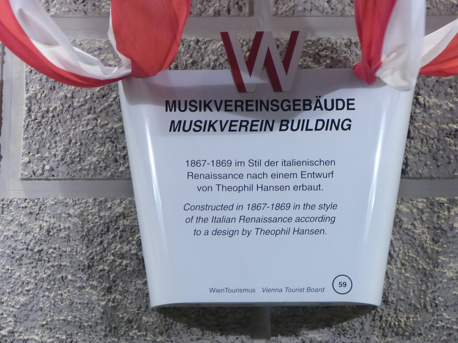Bécs (Wien), Musikvereinsgebäude, SzG3