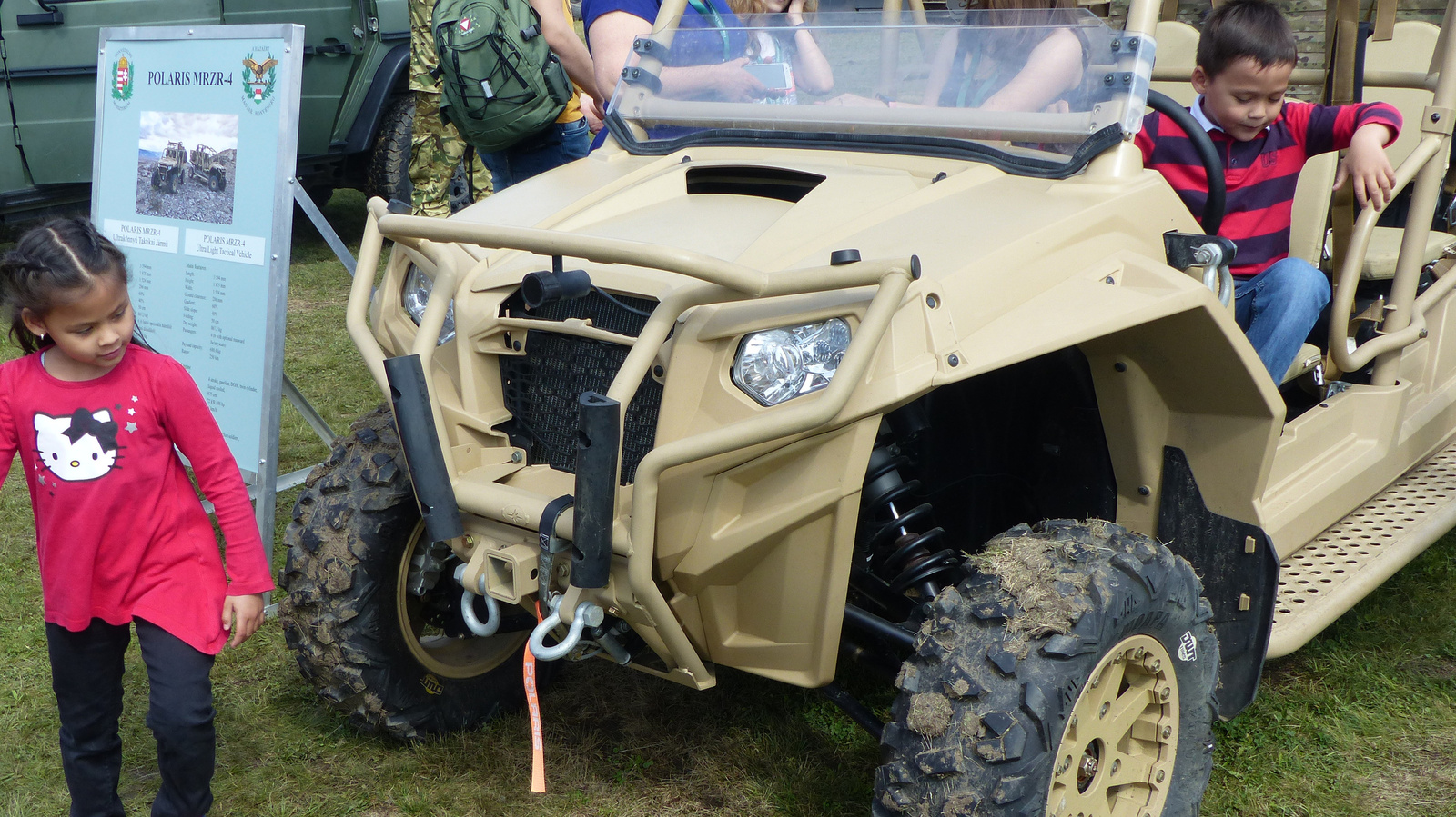 Budaörs, Honvédelem napja, 2019, POLARIS MRZR-4, SzG3