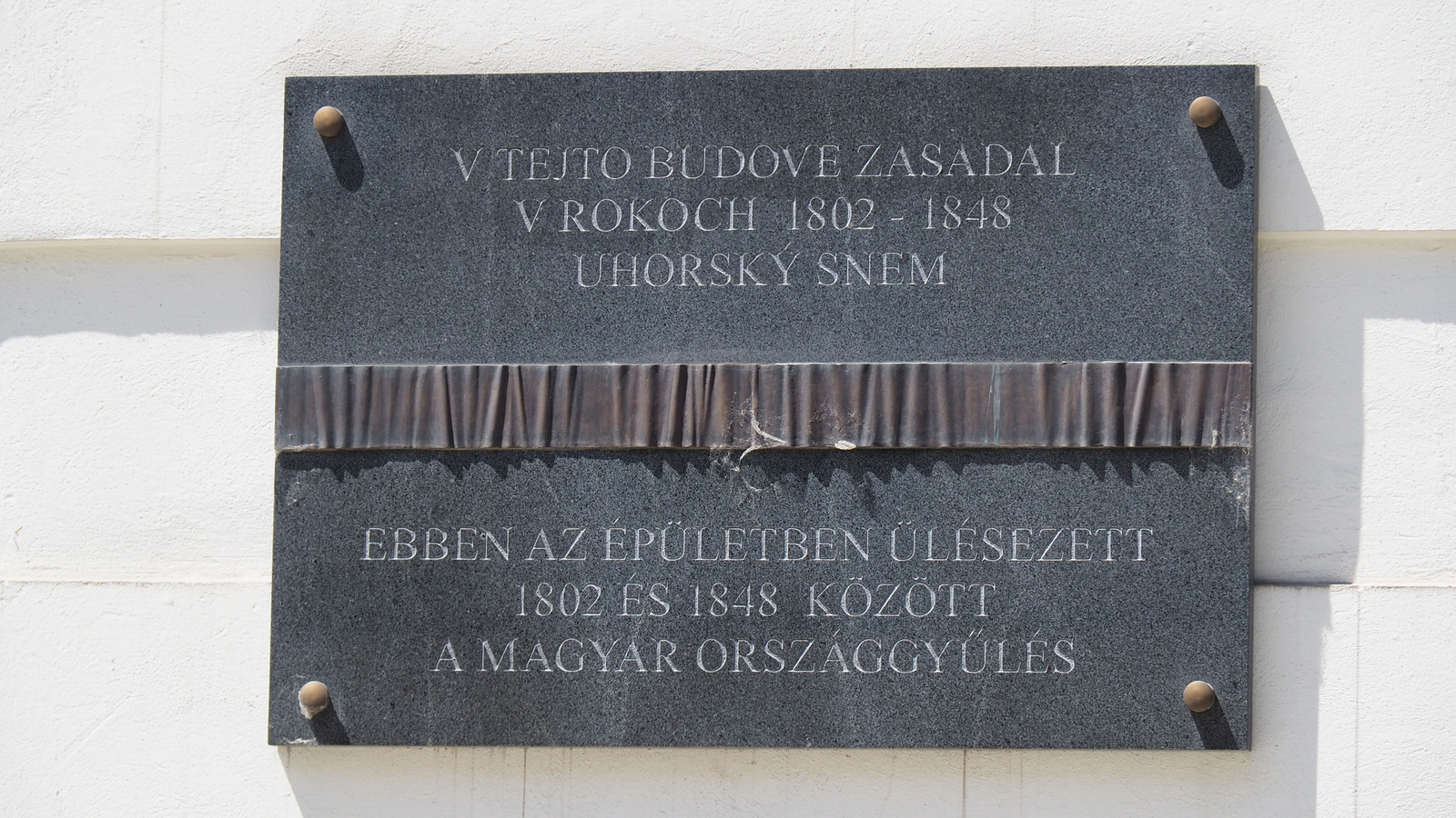 Pozsony, a magyar Országgyűlés épülete (1802-1848), SzG3