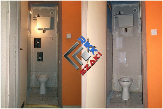 Panel lakás WC.felújítás,kartonozás.