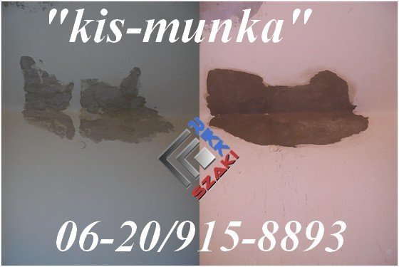 2-beázás utáni kőműves javítási kis-munka Rikk-szaki 06-20-915-8