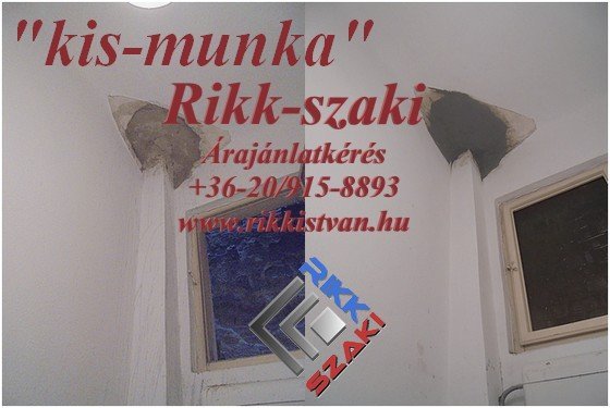 beázás utáni kőműves javítási munka Rikk-szaki 06-20-915-8893