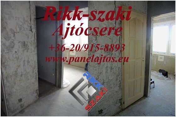 Panel lakás beltéri ajtócsere. 06-20-915-8893
