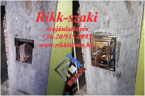 kéményajtó beépítés Rikk-szaki 06-20-915-8893