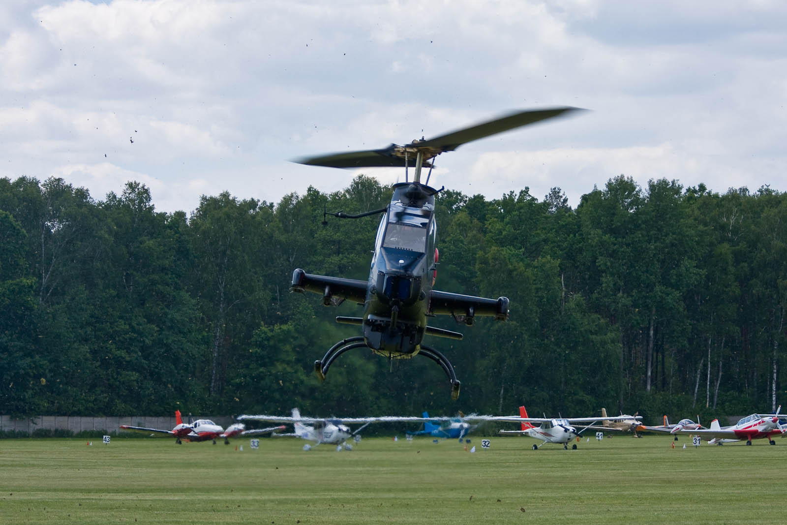 Az egyetlen Bell TAH-1F Cobra vadászhelikopter Európában