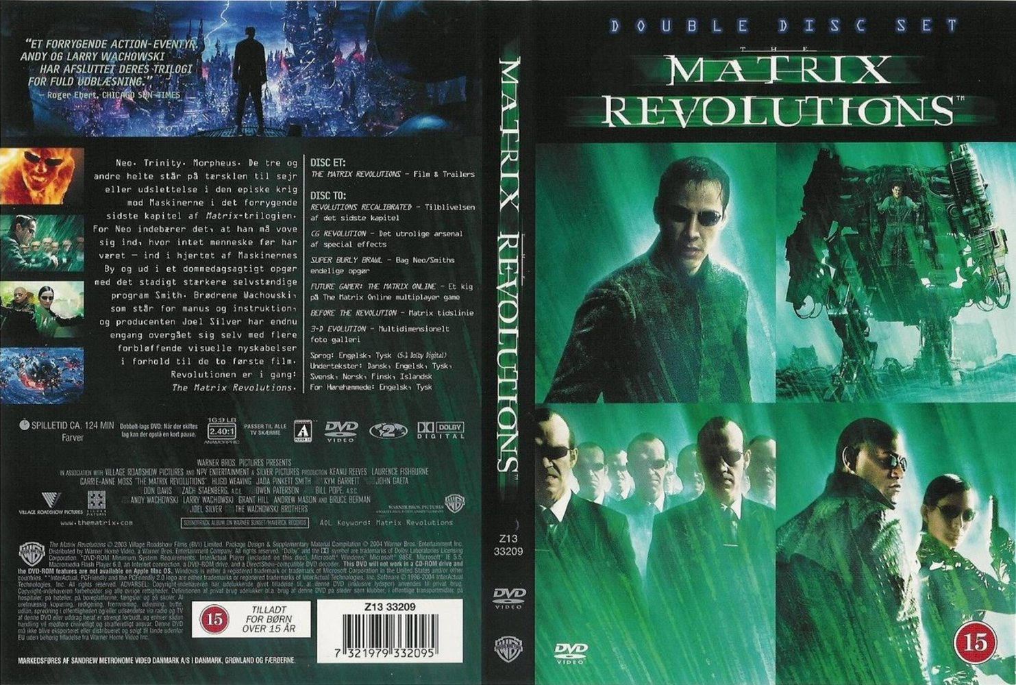 The Matrix 3 Revolutions Danish