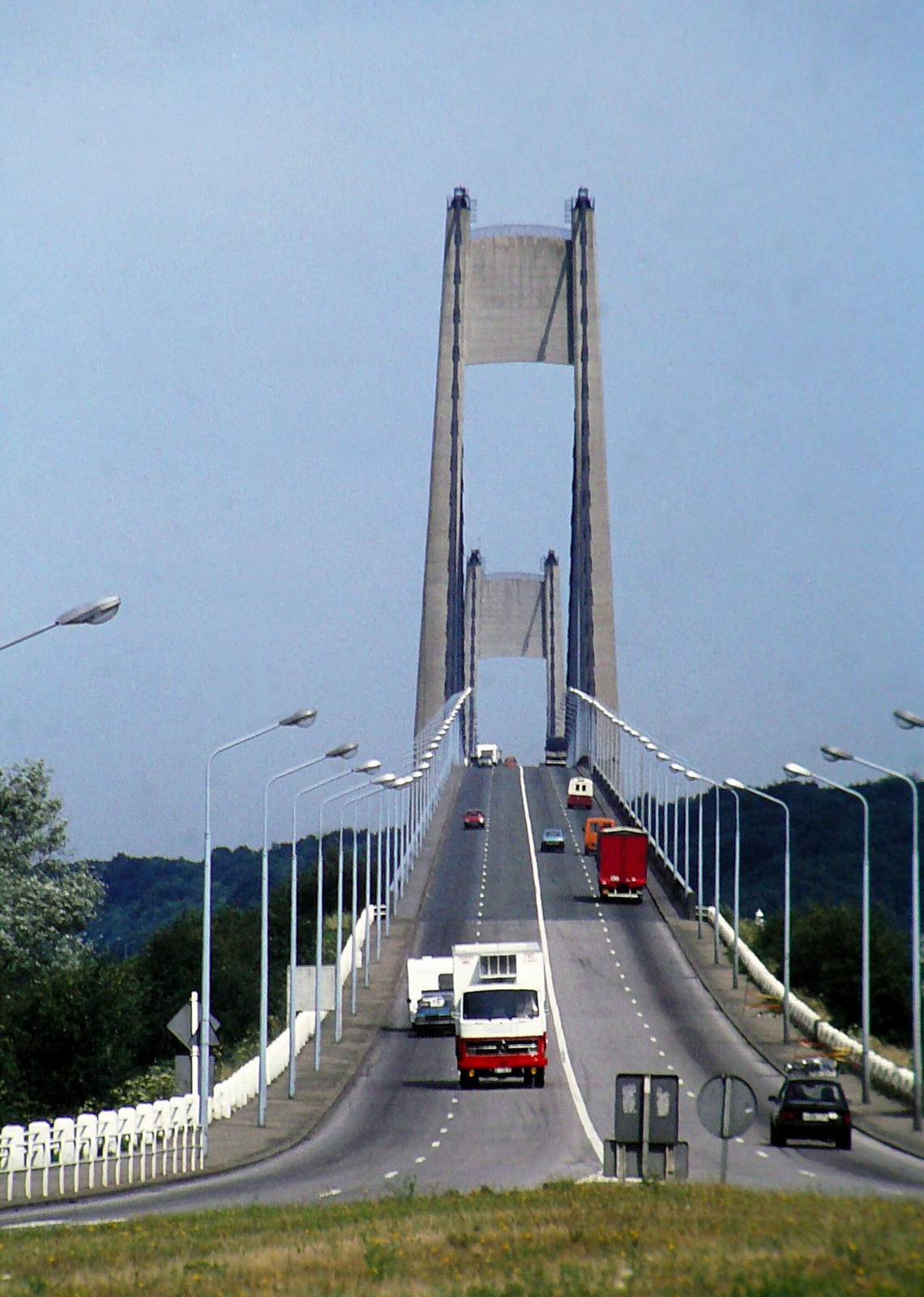 Pont de Tancarville - híd Le Havre felé, 1983