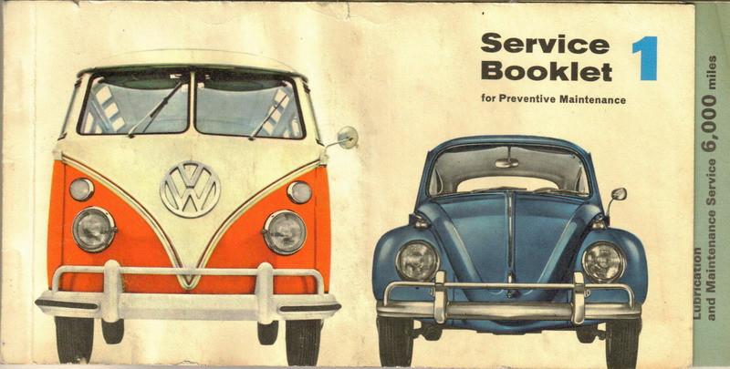 1966 Service Booklet