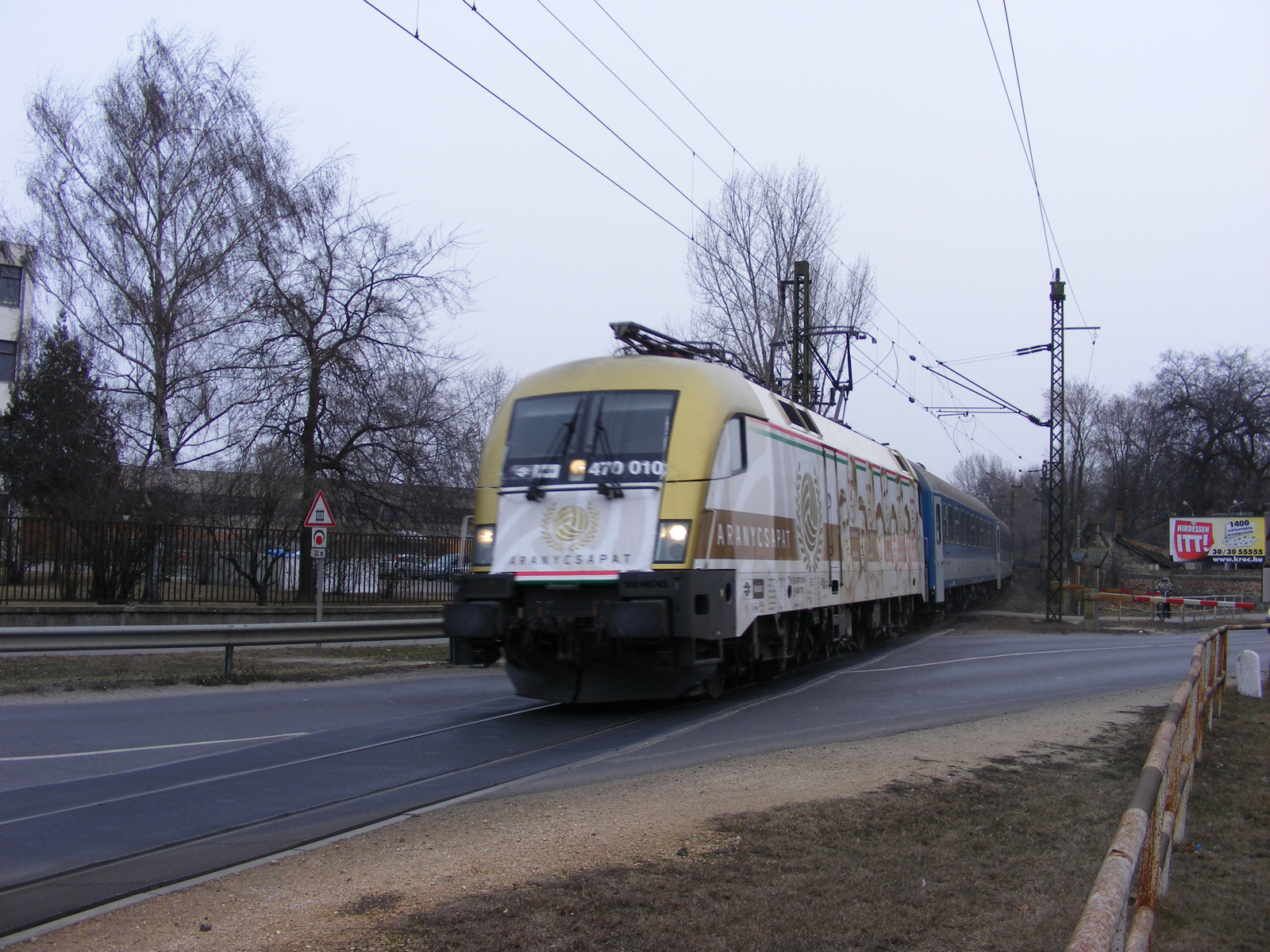 MÁV 470 010-4 Kecskeméten.