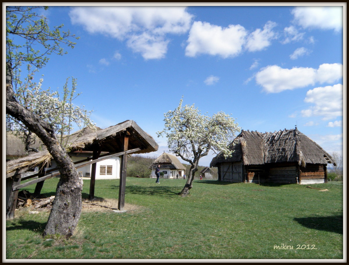 Tavasz a Skanzenban