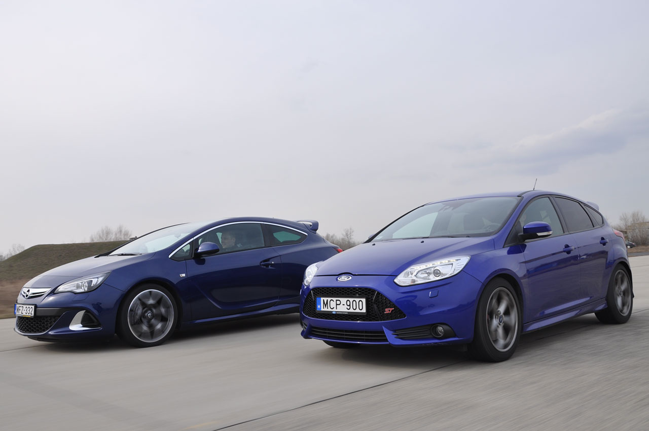 Ford Focus ST, Opel Astra OPC