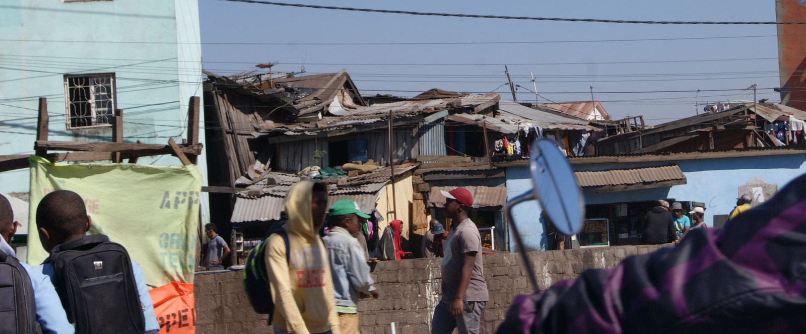 Antananarivo városközpont.