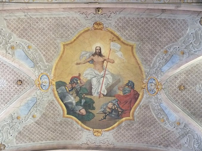 Eger - Szent Bernát Ciszterci templom -mennyezetfreskó6
