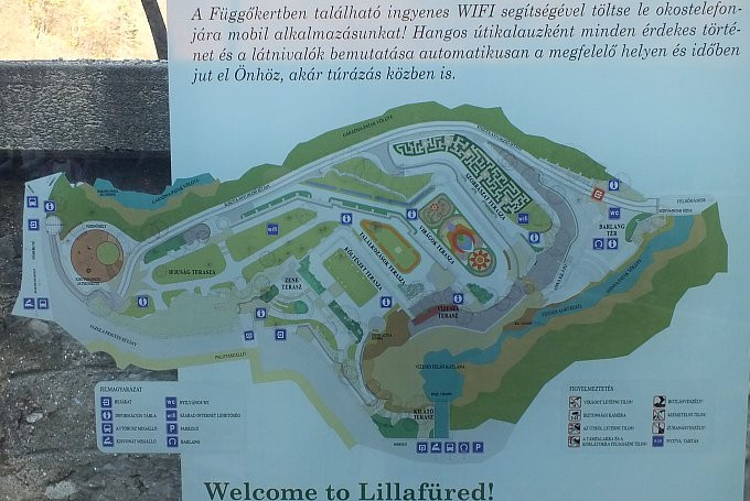 Lillafüred - függőkert tábla