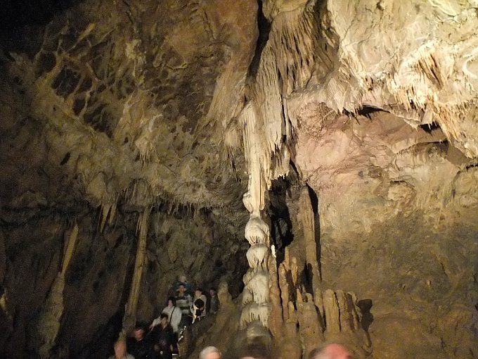 Lillafüred - Istvánbarlang - cseppkőoszlopok