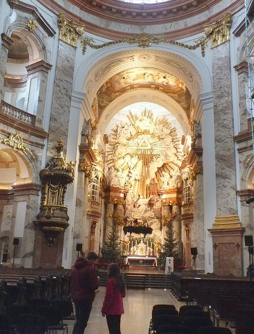 Bécs - Karlskirche főolt