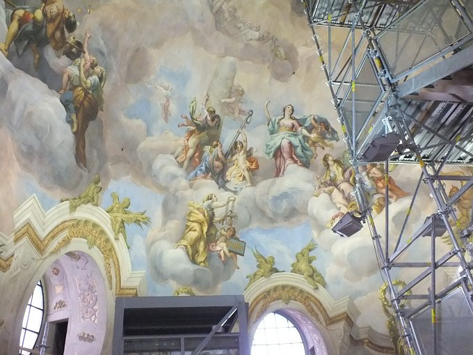 Bécs - Karlskirche freskó9