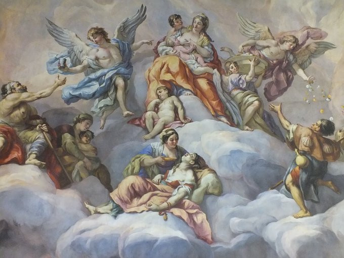 Bécs - Karlskirche freskó11