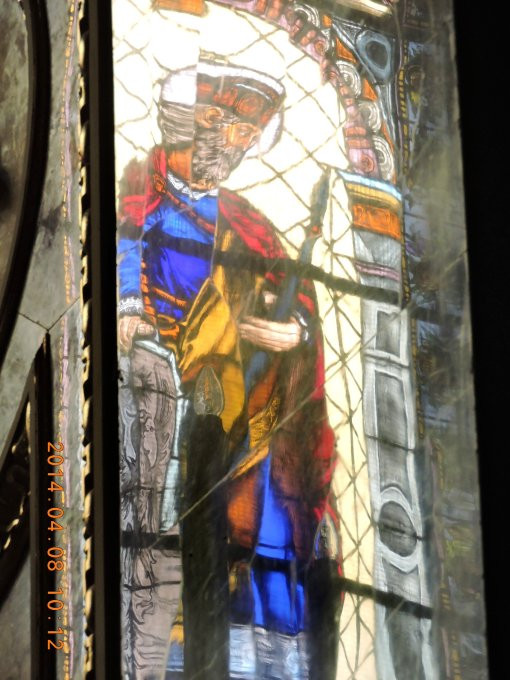 Bp- bazilika - üvegablak-tükröz-márványon