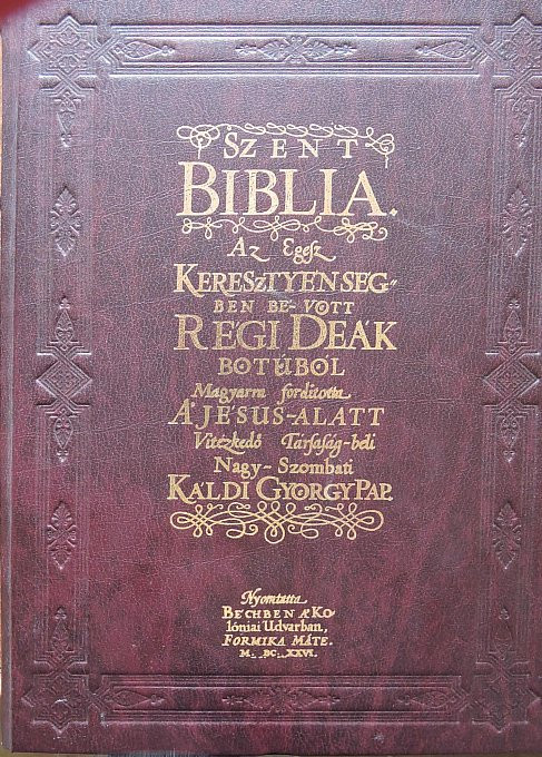 Majkpuszta- kamalduli remeteség - biblia