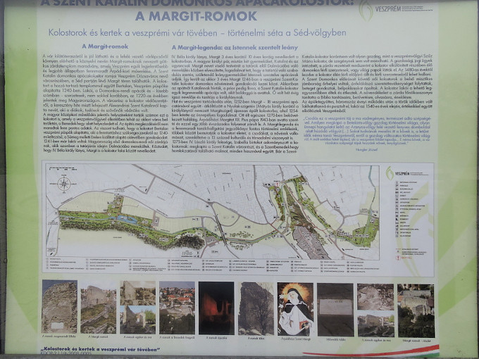 Veszprém - Margit-romok info