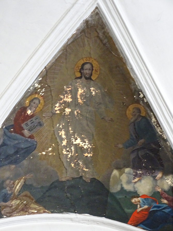 Szentendre - Blagovesztenszka templom mennyezetfestés