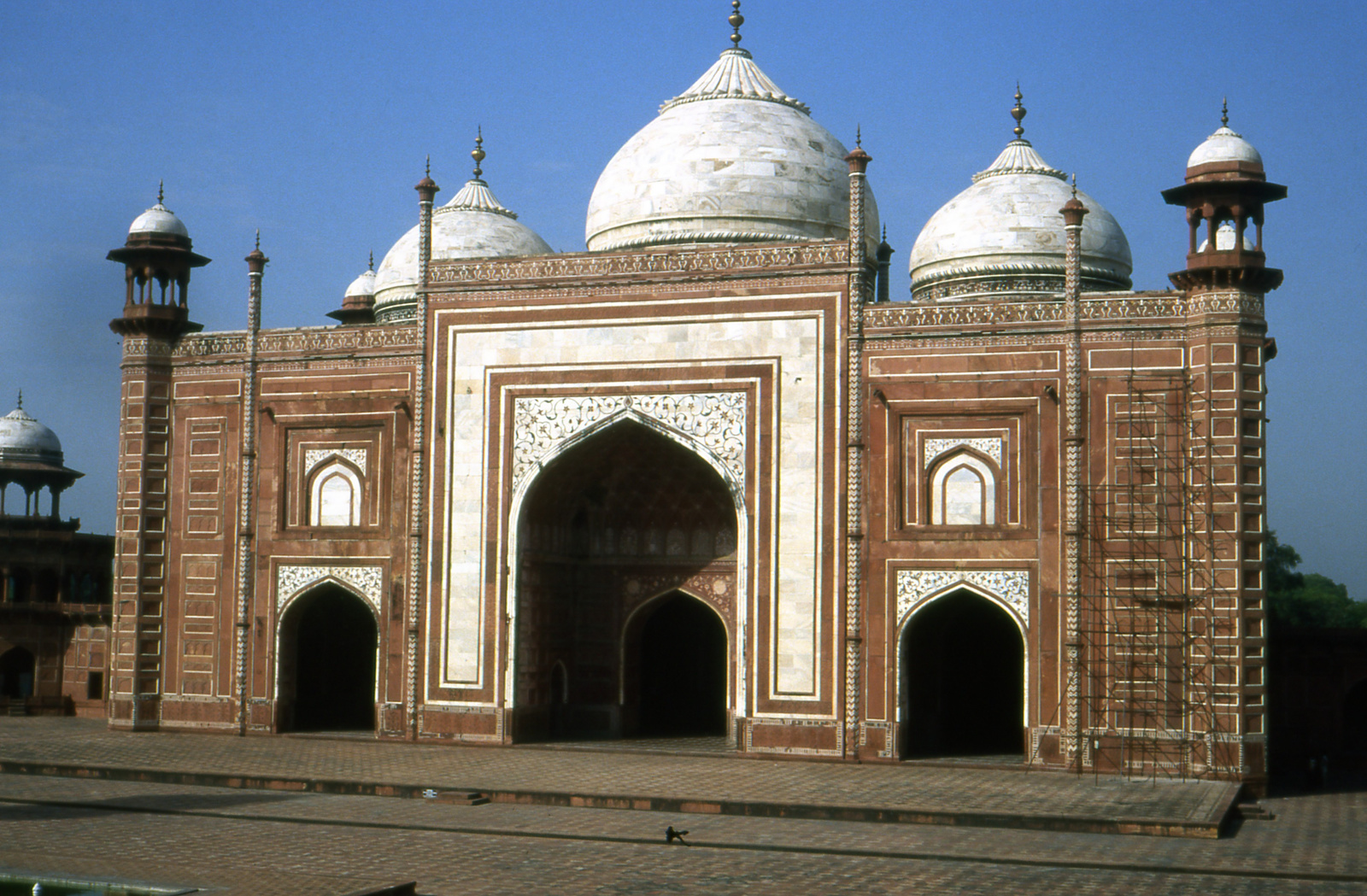 Agra Taj Mahal mellett