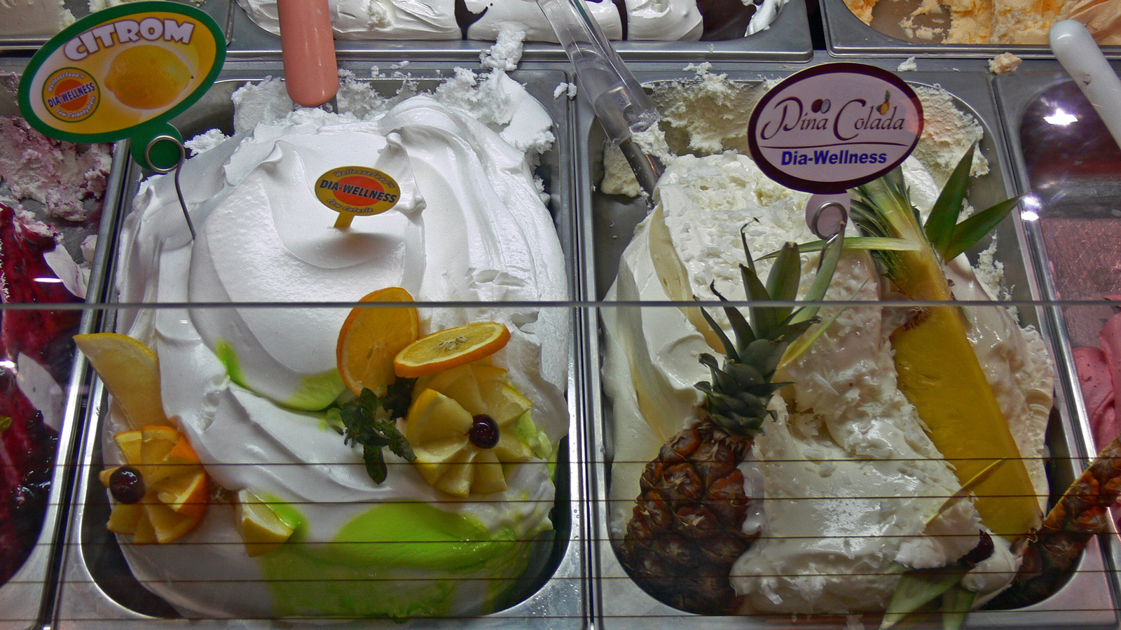 UKBA fagylalt Citrom - Pina Colada