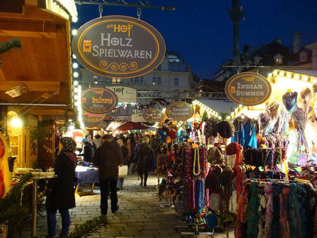 Bécs Weihnachtsmarkt-Am-Hof