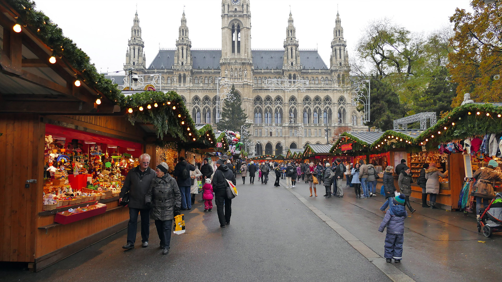 Bécs - karácsonyi vásár nappal