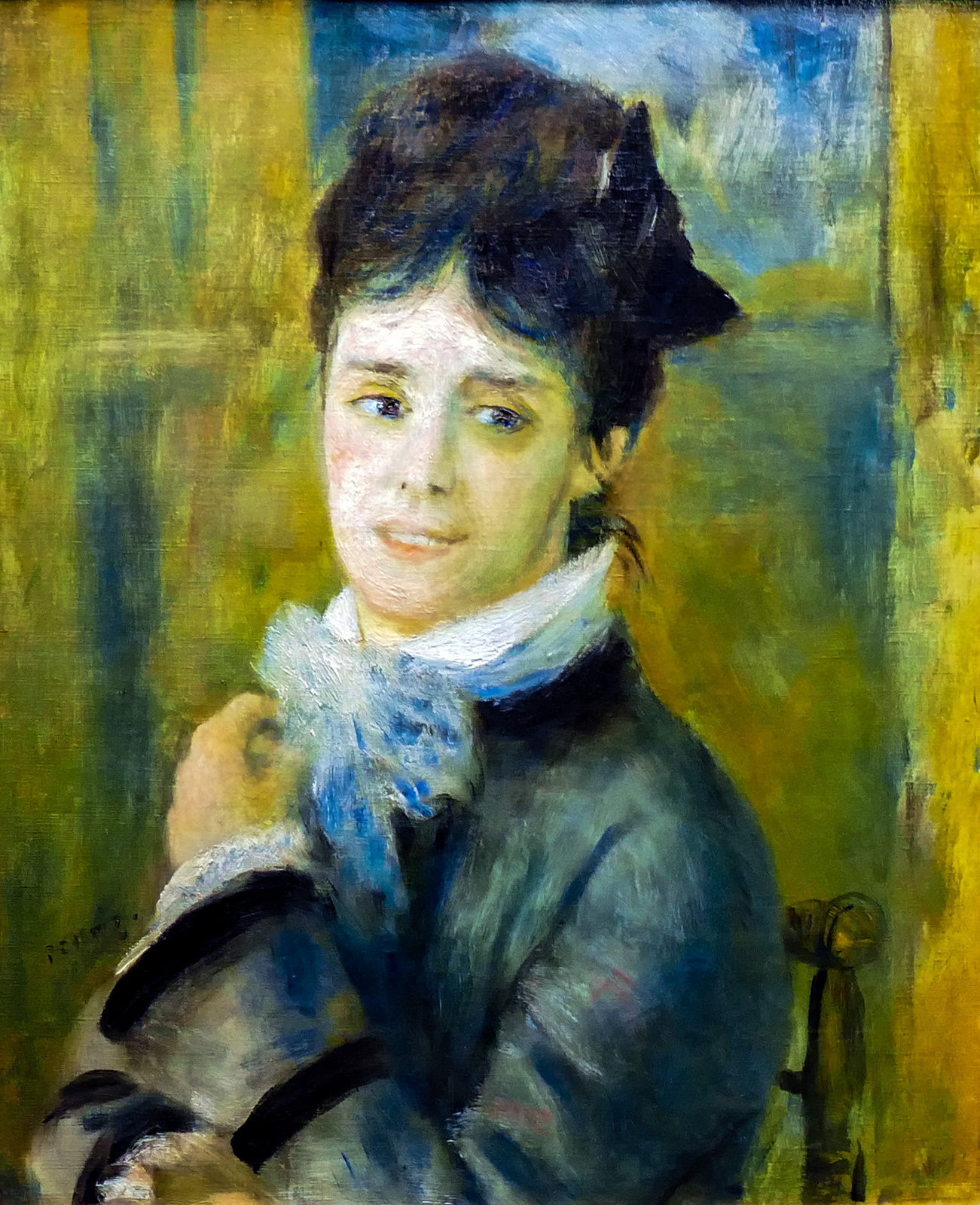 Bécs Claude Monet - Portrait of madame Monet (1873)