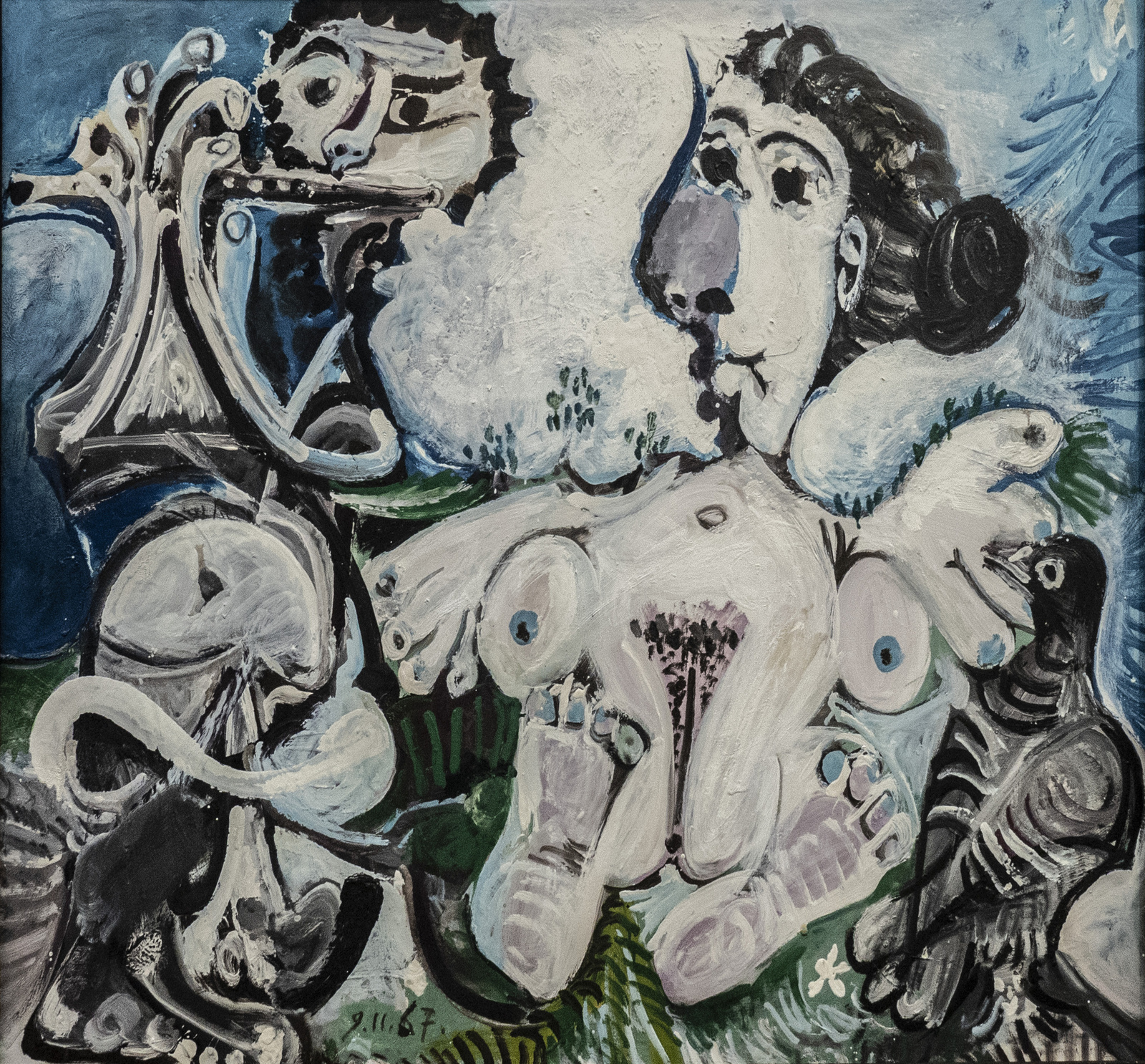 Bécs - Albertina - Pablo Picasso Nude Woman with Bird and Flute 