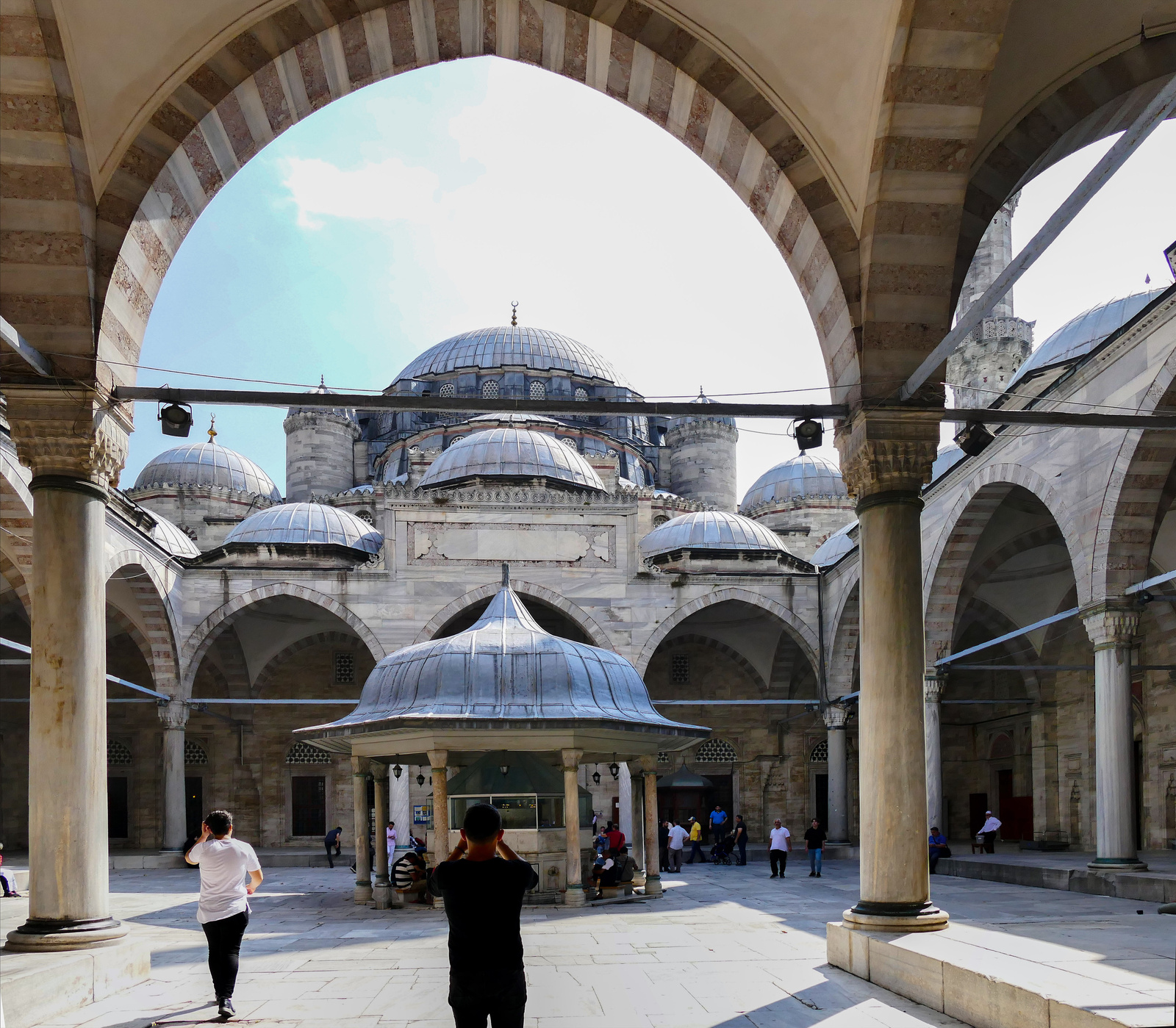 Istanbul - Şehzade-mecset belső udvar