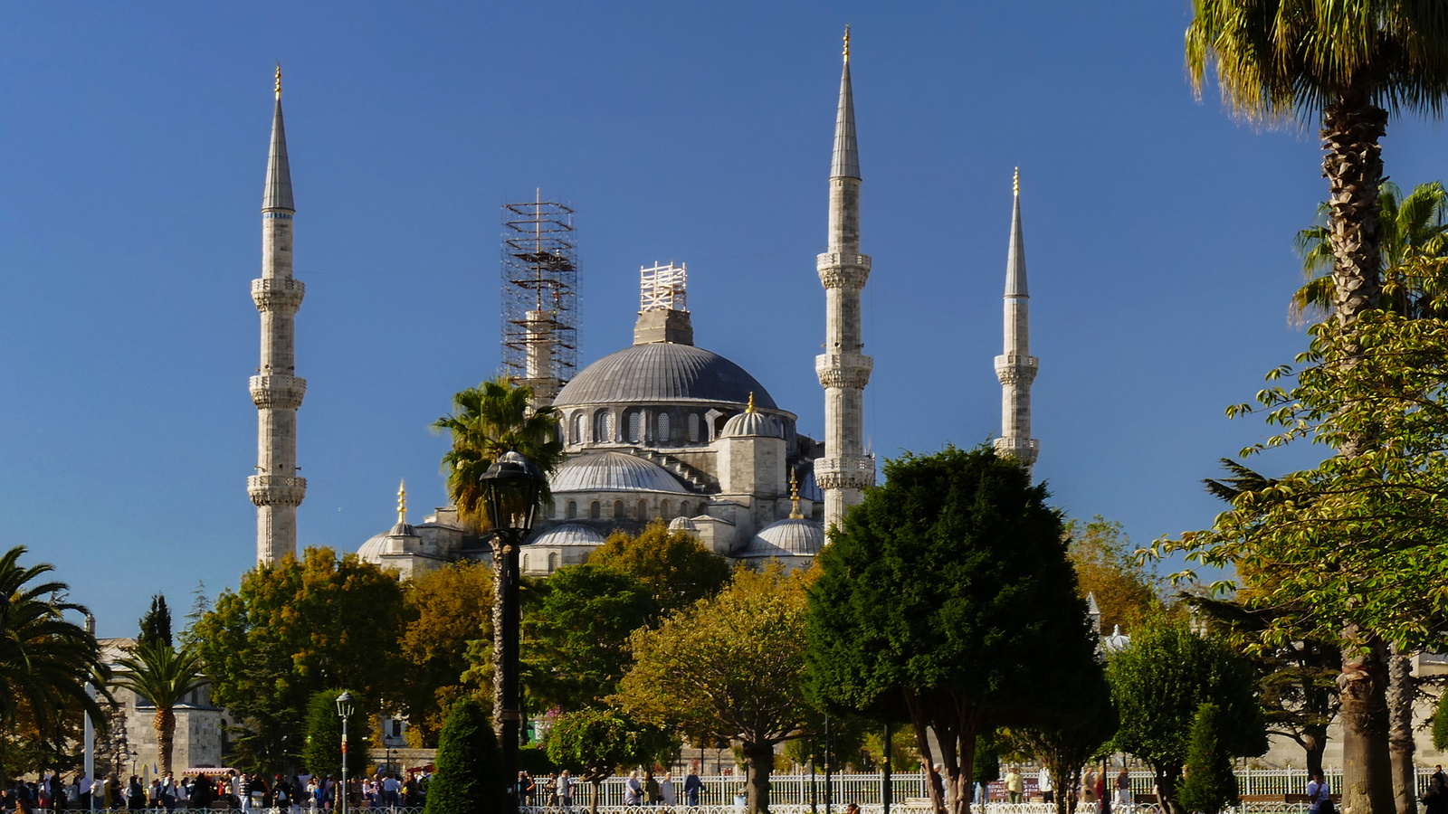 Istanbul - Kék mecset képeslap stilusban