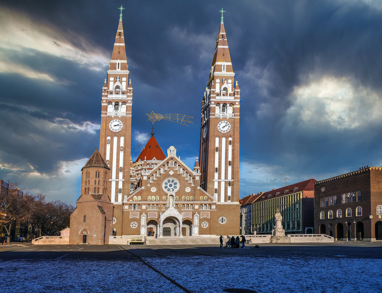 Szeged - Fogadalmi templom a Dóm téren