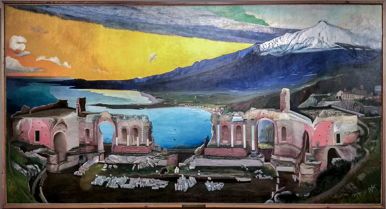 Nemzeti Galéria - A taorminai görög színház romjai - Csontváry K