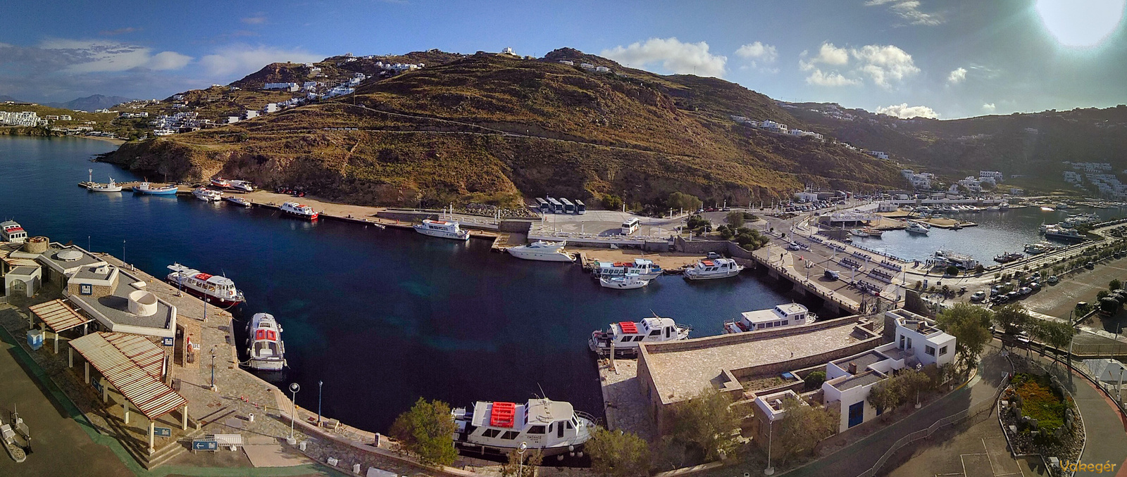 MSC Sinfonia - Μύκονος - Cruise Port &amp; Harbour pano