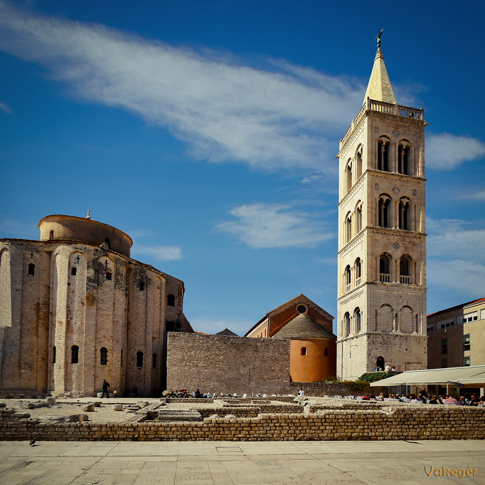 Zadar - St Donát templom - St Anastasia katedráli
